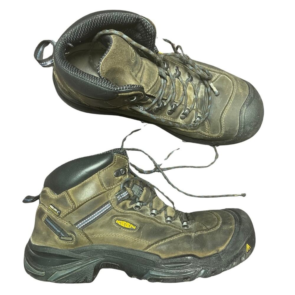Keen work boots men’s leather waterproof tread Size 12